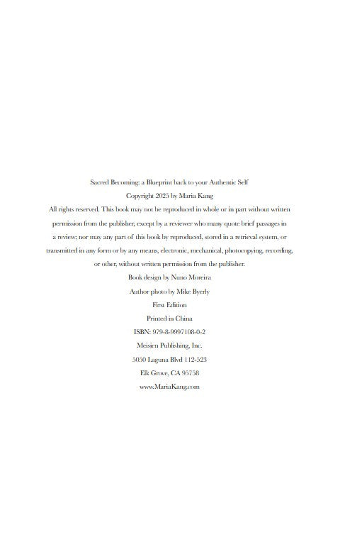 Sacred Becoming Book